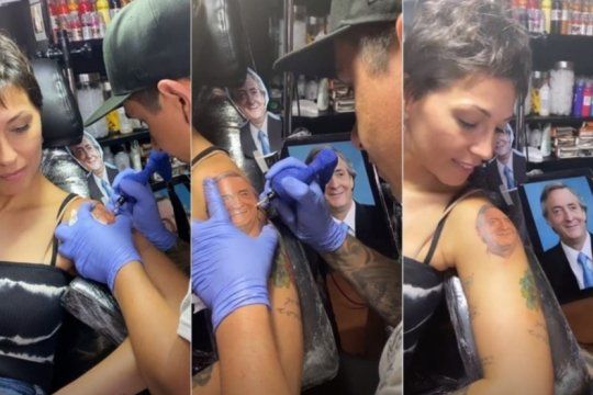 mira el impactante tatuaje de nestor kirchner que se hizo la intendenta electa de quilmes