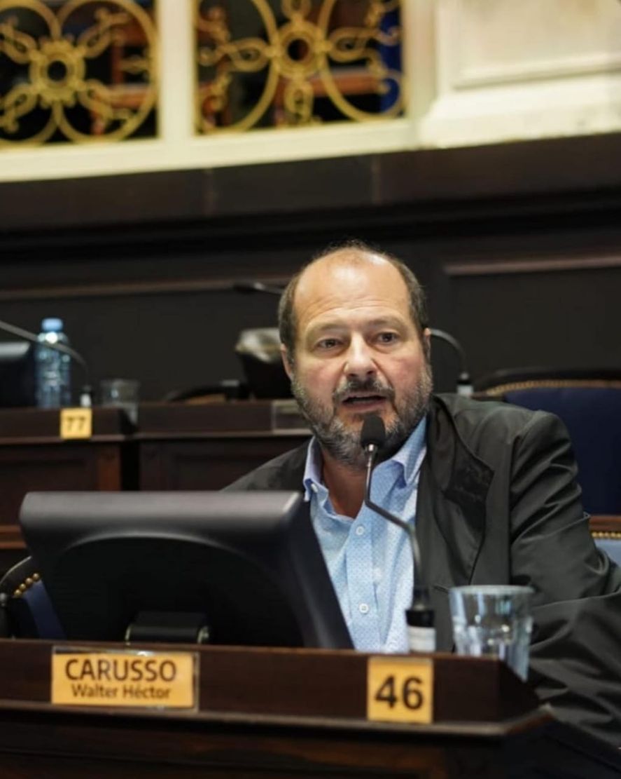 Walter Carusso, impulsor del proyecto para crear la figura de interbloque en la Legislatura bonaerese