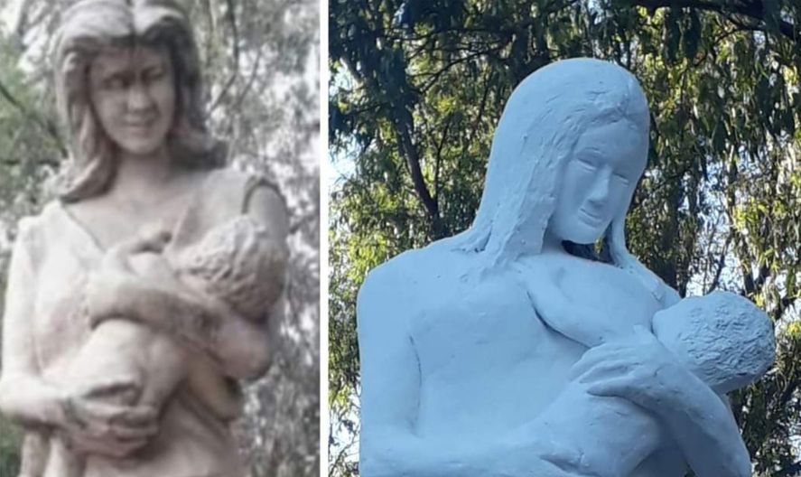 La nueva estatua a las madres que se parece a Elena Highton de Nolasco