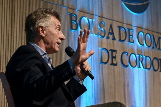 Mauricio Macri participó del evento de la Bolsa de Comercio de Córdoba