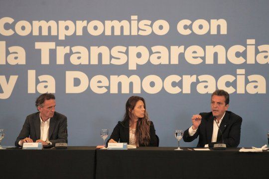 Sergio Massa impulsará una nueva ley de Ética Pública si llega a la presidencia