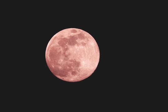 Cuándo y cómo ver la Luna Rosa en Argentina.