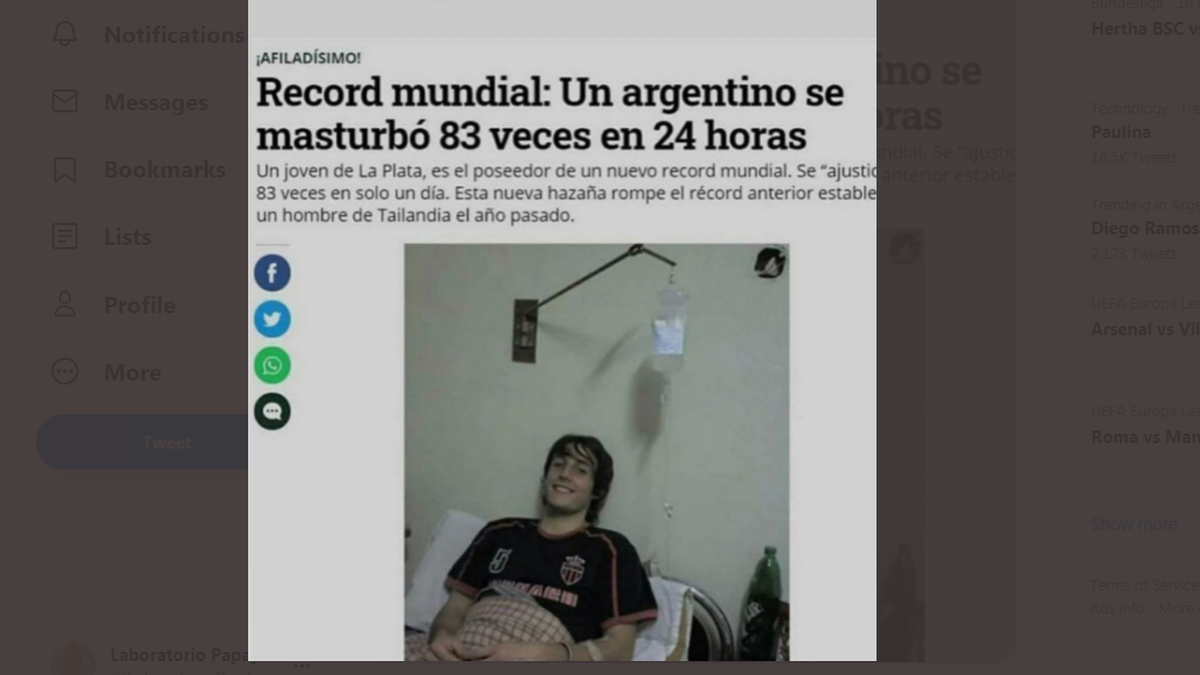 El Fake Del Record De Masturbaciones Que Fue Desmentido Por Su Protagonista Infocielo