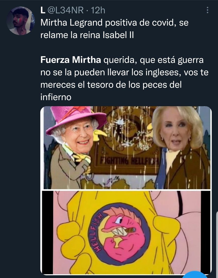 La longevidad como trasfondo del clásico entre Mirtha Legrand y la reina Isabel II hicieron retornar los memes tras el anuncio del Covid positivo de la diva argentina 
