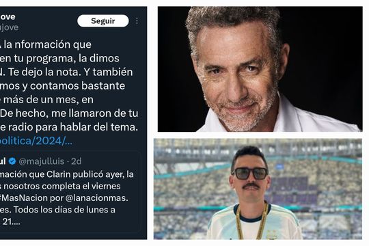 Luis Majul se jacta de tener una primicia sobre una denuncia de Milei a comedores antes de que la tuviera TN del Grupo Clarín 