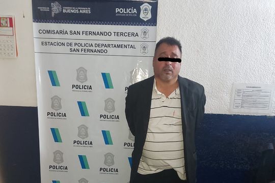 Marcelo García, de 49 años, el detenido en Victoria