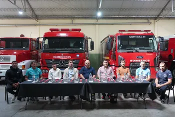 Los bomberos voluntarios de Mercedes anunciaron una inédita maratón solidaria.