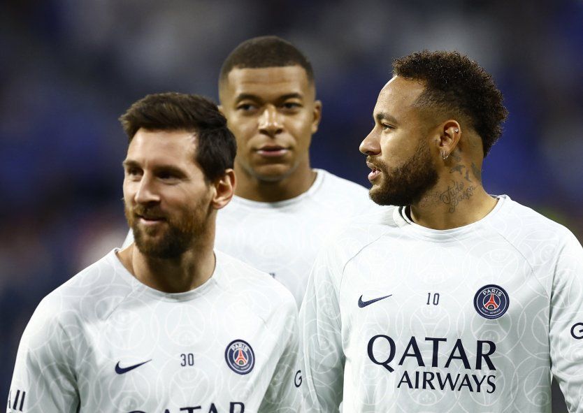 Messi, Mbappé y Neymar