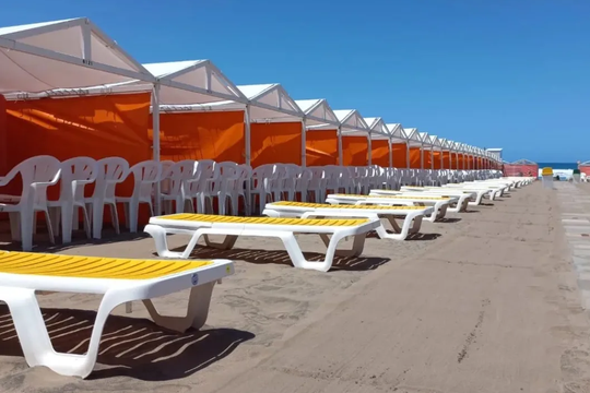 Un balneario de Mar del Plata sortea 100 carpas para disfrutar en la temporada.