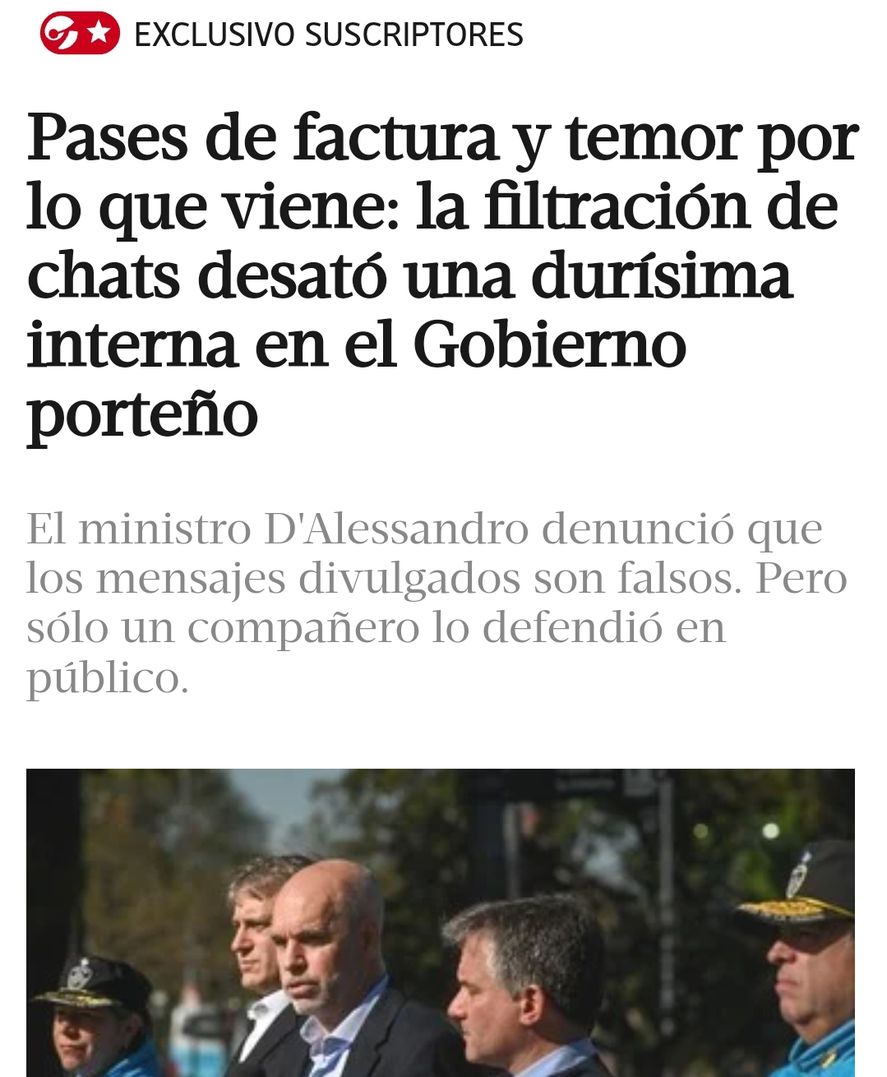 El artículo del diario Clarín que pronostica nuevas filtraciones de chats para marzo, pero esta vez con espionaje realizado en el teléfono de Diego Santilli 