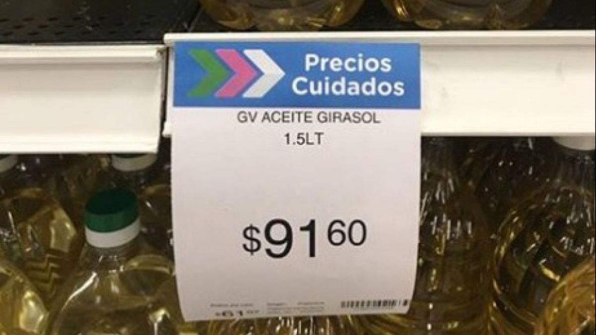 Productos esenciales: descubren que un hipermercado puso su propia marca de  aceite como precio cuidado | Infocielo