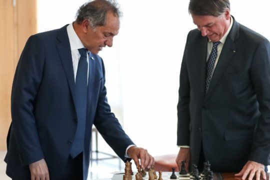 El embajador Daniel Scioli se reunió nuevamente con Jair Bolsonaro.