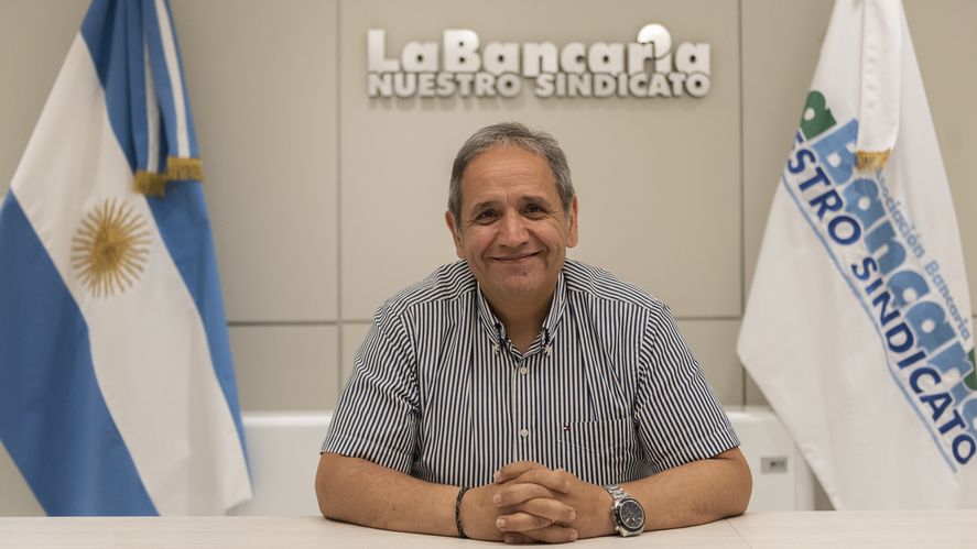 Sergio Palazzo, titular del gremio de bancarios
