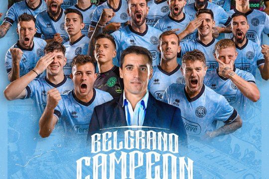 Belgrano, campeón del torneo Primera Nacional 2022 y ascendido a la Liga Profesional 2023