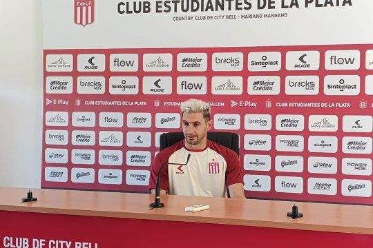 Lucas Alario tuvo su presentación oficial en Estudiantes