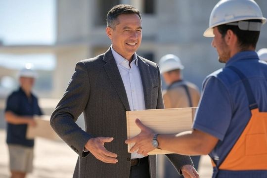 un albanil mangueo una canasta navidena a alguien que lo contrato ocasionalmente en mayo