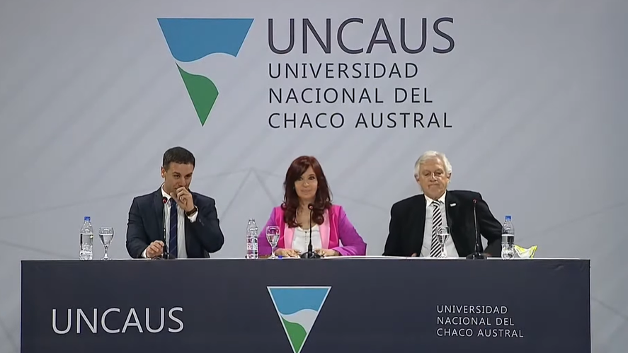 Cristina Fernández de Kirchner en Chaco.