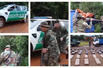 ¿Gendarmeria o Brigada Cola?: Insólito video de operativo anti drogas en Misiones