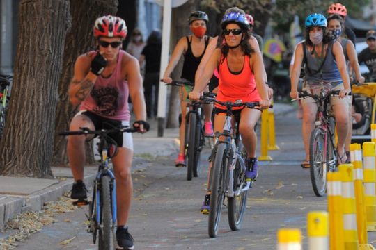 Comenzaron los 30 días en Bici en Bahía Blanca.