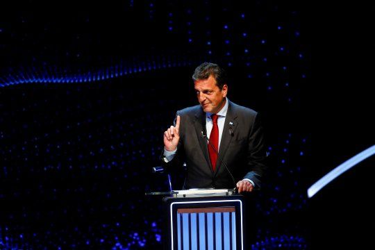 sergio massa fue elegido como ganador del debate presidencial