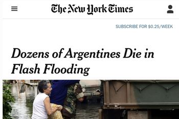 asi cubrieron medios internacionales la inundacion de hace 10 anos