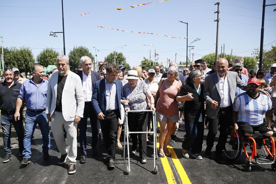 A pocas horas de la visita de Alberto Fernández a Ensenada, el gobernador Axel Kicillof también inauguró obras 
