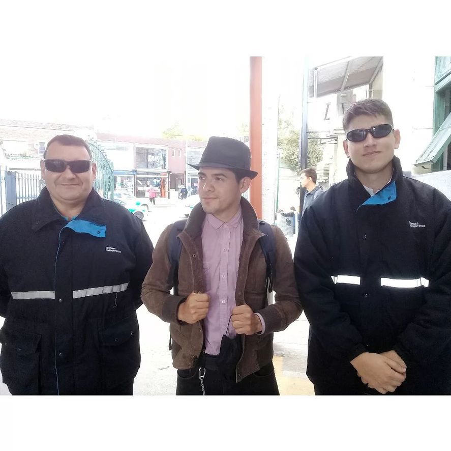 Jorge junto a los trabajadores de Trenes Argentinos.&nbsp;