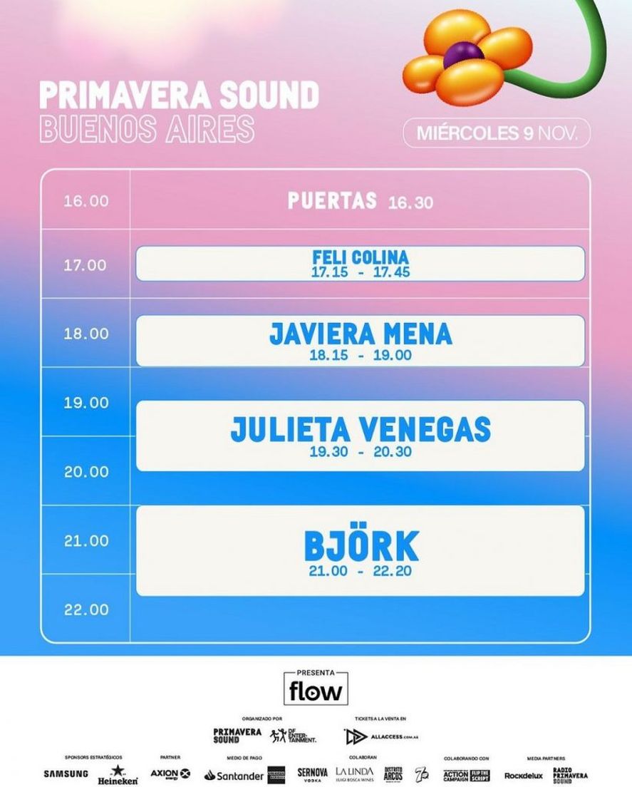 PRIMAVERA SOUND: LINE UP DEL 9 DE NOVIEMBRE