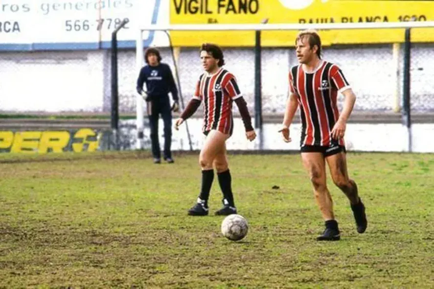 Ricardo Zielinski en su etapa como jugador de Chacarita