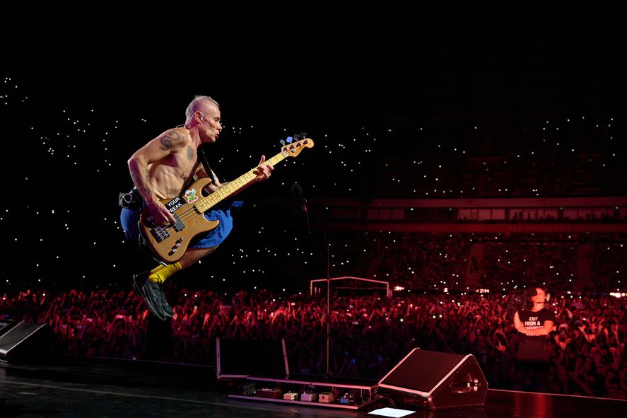 Red Hot Chilli Peppers en Argentina: Flea, bajista historico de la banda