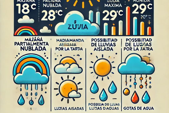 El clima en La Plata hoy, lunes 9 de diciembre, se presenta cálido y con variaciones a lo largo del día.