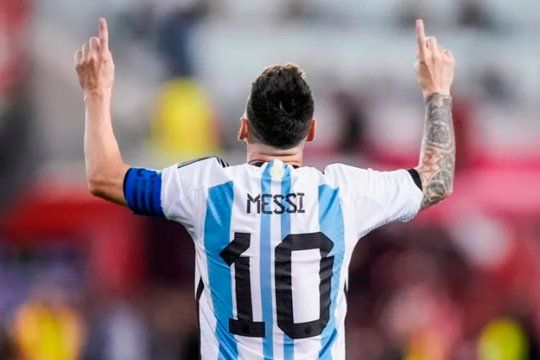 Lionel Messi es el dueño de la camiseta de la Seleccion Argentina, también en el Mundial Qatar 2022.