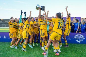 Boca conquistó la tercera edición de la Copa Federal del fútbol femenino de AFA. (Foto: Prensa CABJ)