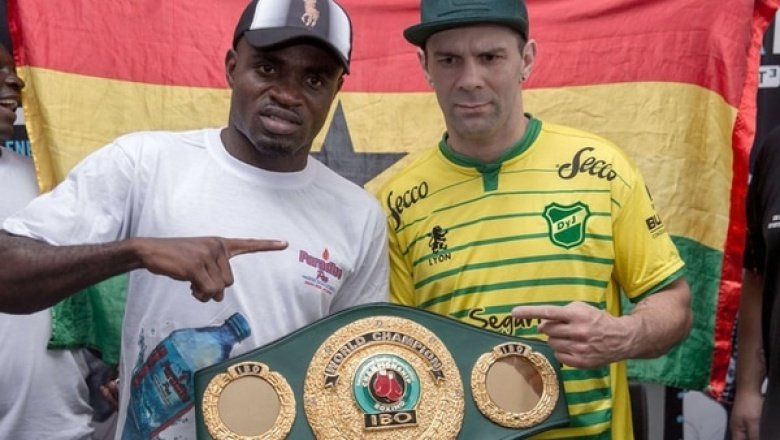 Viajo de Varela a Ghana para boxear y le robaron la pelea alevosamente