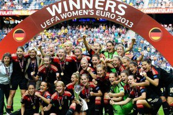 Alemania es, por amplio margen, el seleccionado que más veces conquistó Europa en fútbol femenino.
