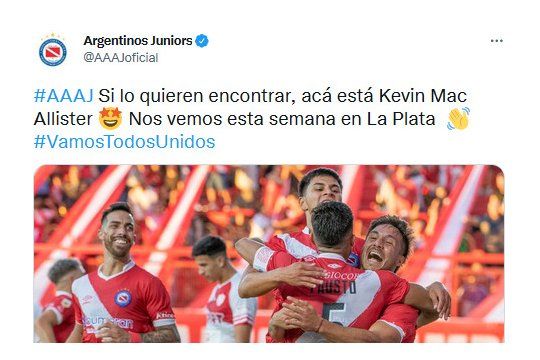 Argentinos Juniors provocó a Gimnasia con un tuit y lo eliminó al rato