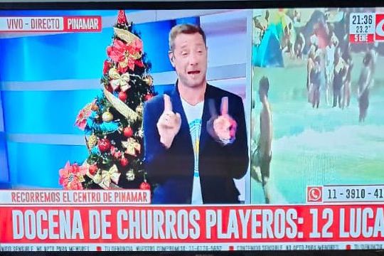 el topo vs. cronica tv: polemica por el precio de los churros en playas bonaerenses