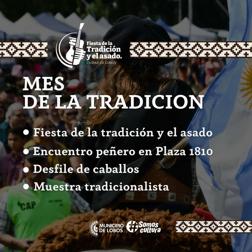 Cuenta regresiva para que comience noviembre y la 3&deg; Fiesta de la Tradici&oacute;n y el Asado en Lobos.