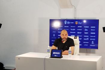 Marcelo Méndez en conferencia de prensa