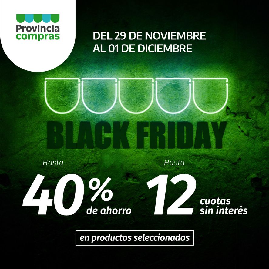 Comienza el Black Friday 2024 y el Banco Provincia anunci&oacute; que participar&aacute; con su tienda virtual "Provincia Compras". Conoc&eacute; c&oacute;mo comprar con ahorro.