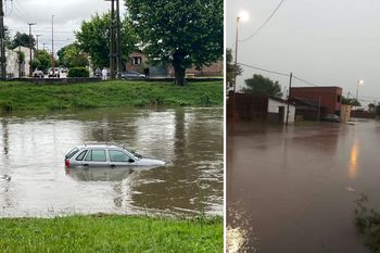 Voladura de techos, árboles caídos y suspensión de clases: las graves consecuencias de la tormenta en Azul y 25 de Mayo