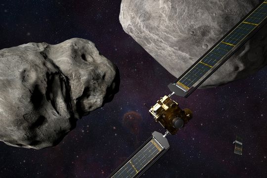 Una nave de la NASA chocó contra un asteroide para desviarlo: mirá el video.