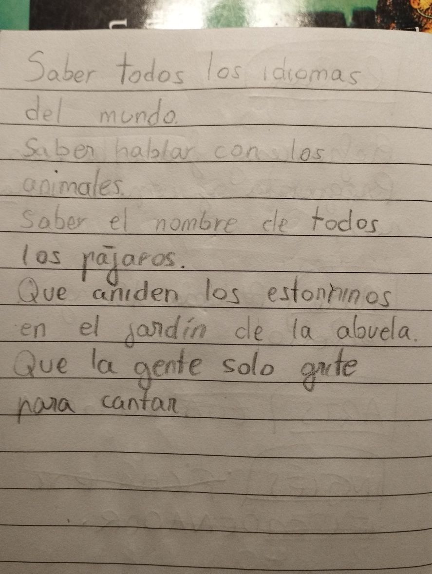 La carta del pequeño español se volvió viral en las redes sociales