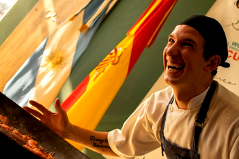 Quién es Juani Kittlein, el chef bonaerense que quedó segundo en el Mundial de Paella.