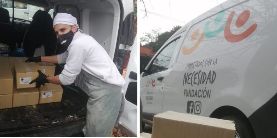 Actualmente, 65 comedores de La Plata y alrededores reciben donaciones de la Fundación Conectados con la Necesidad