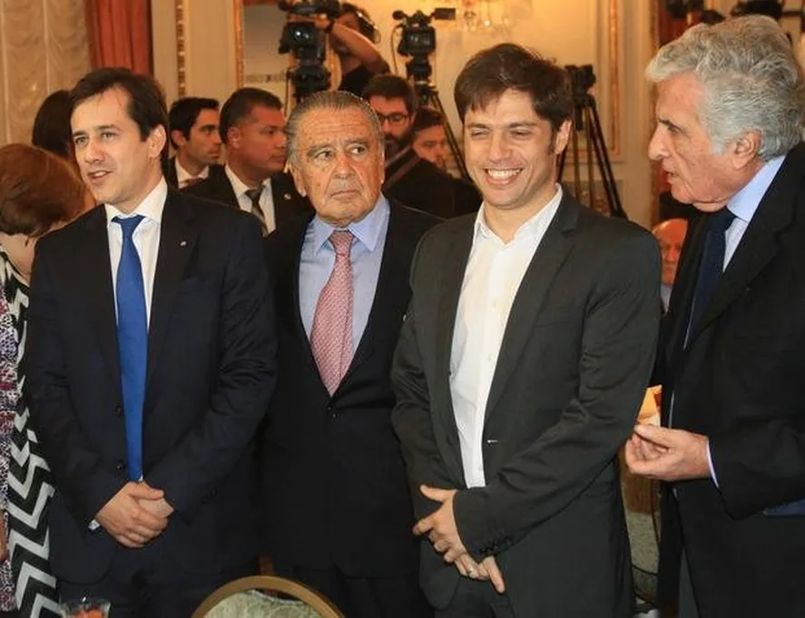 Kicillof en un encuentro con empresarios en 2015