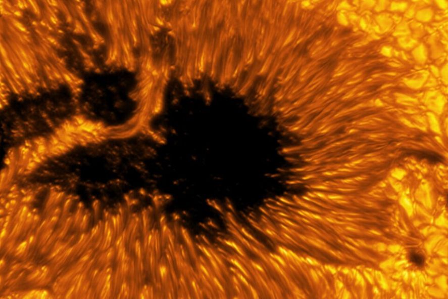 La Fundación Nacional de Ciencias de Estados Unidos publicó imágenes inéditas de la superficie del Sol. 