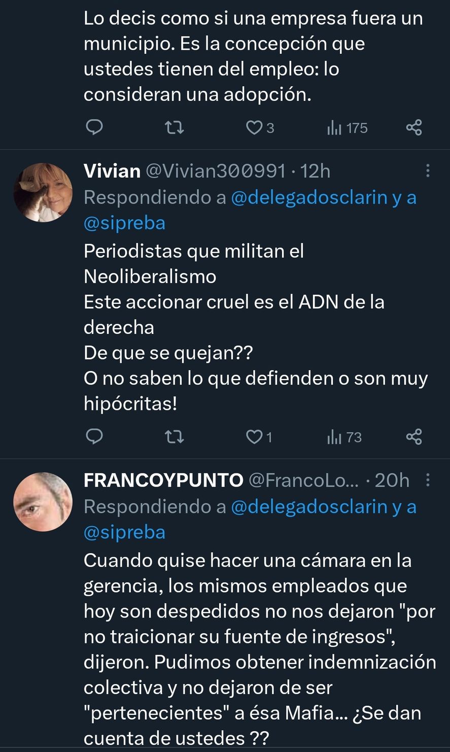 Tras los despidos y haberse decretado la conciliación obligatoria en Clarín, las redes sociales comenzaron a debatir sobre la ideología del medio y la "libertad de echar" de la patronal 