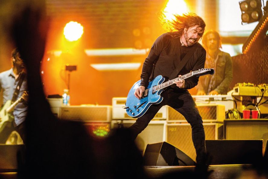 Por primera vez los Foo Fighters pasaron por el festival Lollapalooza que se realiza en Argentina.