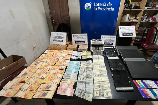 impactante golpe contra las apuestas ilegales: 9 allanamientos y mas de $200 millones incautados